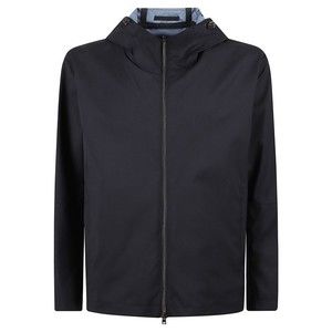 Herno Tailored Blue Coat With Zip Front - NWT